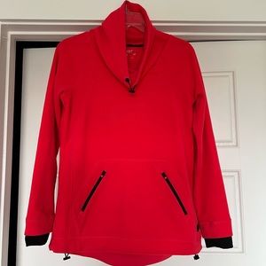 Hot Pink, Cowell Neck, Calvin Klein Fleece. Size S.